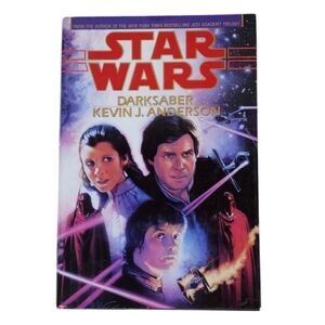 Star Wars Dark Saber Vintage 1995 Hardcover Book By Kevin Anderson